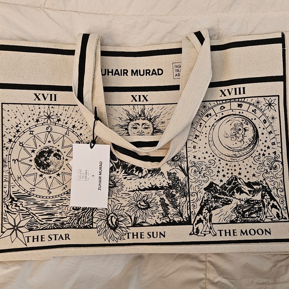 Zuhair Murad X Fashion Trust Arabia Tote Bag- Cream